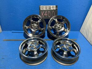 〈K400〉ホイール4本セット　ZIFFER blatt サイズ13インチ4.5J オフセット＋43 PCD4H100 ハブ73mm ボルト穴13 mm