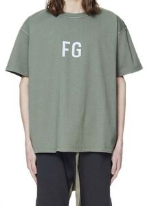 正規 19SS FEAR OF GOD フィア オブ ゴッド 6th FG リフレクション ロゴ インサイドアウト Tシャツ カーキ S RN 139190 FG20-004