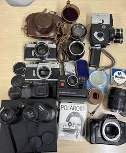  【おまとめ】カメラまとめ・アクセサリーMINOLTA・FUJICA・RICOH・PORALOID他　SR-1★カメラまとめF管理