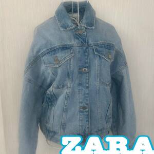 ZARA ◆ デニム ジャケット AUTHENTIC DENIM BY TRF ◆ USA XSサイズ ◆ ザラ ◆ レディース アウター 羽織物 