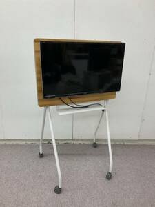 【美品】ホワイトボード付きディスプレイスタンド AL-S09 テレビ SHARP LC 32BH35 2017年 UCHIDA 内田洋行