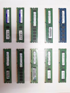 4GB 2R×8 RAM 10枚 作動未確認品まとめ売り