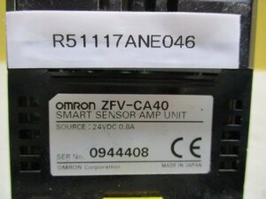 中古 OMRON SMART SENSOR AMP UNIT ZFV-CA40 (R51117ANE046)