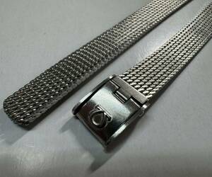 オメガ ラグ幅8mm用 ステンレスベルト レディース OMEGA vintage ladies stainless steel bracelet メッシュベルト　ケ-1