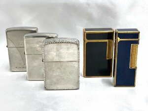 キングラム[01]Dupont/dunhill/Zippo デュポン/ダンヒル/ジッポ ライター5点まとめ 着火未確認【送料無料】J153