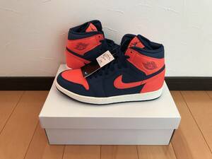 【28.5cm】国内正規品 NIKE AIR JORDAN 1 HIGH PREMIUM AH7389-408 ブルーボイド/オレンジ プレミアム ウィメンズ ジョーダン1 プレミアム