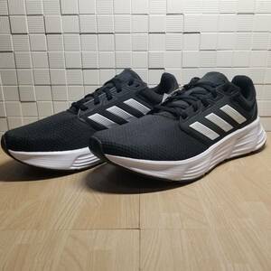 送料無料・新品未使用！！ アディダス adidas ランニングシューズ スニーカー / GALAXY 6 M / 黒 ブラック 27.0ｃｍ