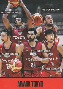 Bリーグ アルバルク東京 会場 ファンクラブ来場特典 トレーディングカード 2023-24 全員集合 ver WE RED DAY