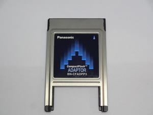 Panasonic コンパクトフラッシュ用カードリーダー PCカードアダプタ BN-CFADPP3 中古動作品