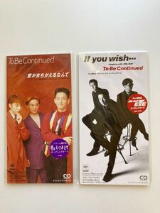 未開封 シングル8㎝CD To Be Continued 2 枚 1992&1993 unopened 