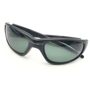 ★E10343/OAKLEY オークリー/サングラス/Straight Jacket ストレートジャケット/ブラック×薄グリーン す