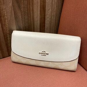 COACH コーチ シグネチャー 財布 長財布 二つ折り ブラウン 小物 レディース アイテム 人気 ブランド