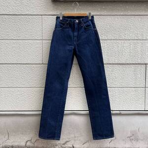 70s 80s USA古着 ラングラー 13MWZG 濃紺 デニムパンツ ジーンズ Wrangler 真っ紺 アメリカ古着 vintage ヴィンテージ レディース SCOVILL