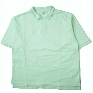 B:MING by BEAMS ビーミング バイ ビームス 21SS ビッグシルエット シルケット ポロシャツ 92-02-0062-803 XL EMERALD 半袖 トップス g7349