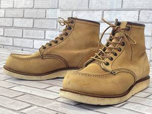 ＵＳＥＤ　レッドウィング　RED WING　2878　イエローヌバック　ブーツ　サイズ９ 2E　サイド羽タグ