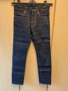 国内正規 14SS SAINT LAURENT PARIS サンローラン パリ エディ期 D02 M/SK-LW ストレッチ スキニー リジッド デニム 26 327138 Y691B