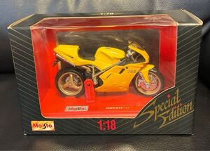 1/18 DUCATI 748 ドゥカティ SPECIAL EDITION スペシャルエディション ダイキャストバイク オートバイ ミニカー 完成品 Maisto マイスト