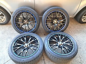 WedsSport SA-20R ウェッズスポーツ PCD 114.3/8.5J/+50 114.3/9.5J/+45 245/40/R18 255/40/R18 タイヤ山あり RX-8 RX-7 FD Z33 Z34 GT-R 