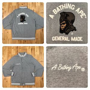 ★XL★ General スウェット スタジャン a bathing ape BAPE sweat varsity jacket エイプ ベイプ アベイシングエイプ vintag nigo ou6