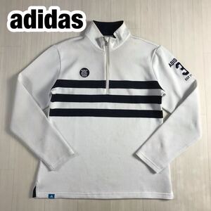 adidas アディダス ジャージ L ホワイト ネイビー