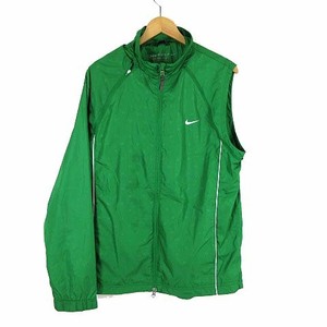 ナイキゴルフ NIKE GOLF ジャケット ブルゾン ウインドブレーカー 2way ベスト ストームフィット XL 緑 グリーン 国内正規品 大きい