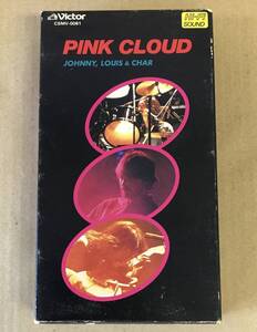 VHS ビデオ ピンク・クラウド …h-2929 CSMV-0061 PINK CLOUD 渋谷公会堂 1985年 JOHNNY,LOUIS&CHAR 金子マリ ミッキー吉野