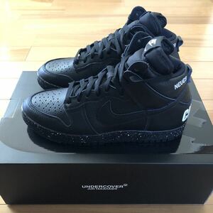 NIKE DUNK HIGH 1985 UNDERCOVER ナイキ ダンク ハイ アンダーカバー コラボ ブラック 黒 US8.5 26.5cm 国内正規品 新品未使用 限定 レア