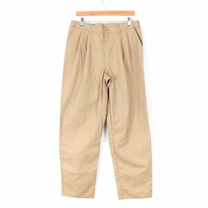 ディッキーズ ワークパンツ ペインターパンツ ワンポイントロゴ アメリカ古着 メンズ 34×32サイズ ベージュ Dickies