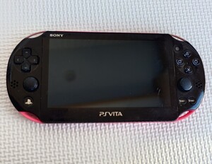 【液晶黄ばみあり】SONY PSVITA 本体 PCH-2000 ピンク ソニー PS Vita