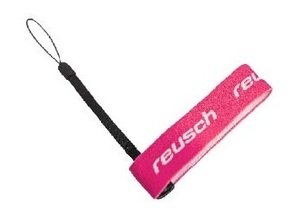 25REUSCH　LEASH COMFORT BRANDED　フィアリーレッド　定価￥990 /１ペアです