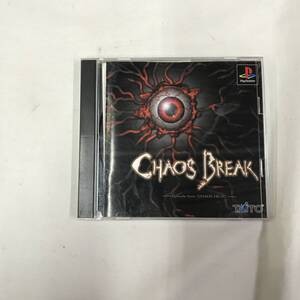 ge160 送料無料！帯付き　PS ソフト　カオスブレイク　プレイステーション　PlayStation CHAOSBREAK