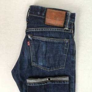 SKULL JEANS スカルジーンズ 5010XX ジーンズ 日本製 W28 ジップフライ デニム 隠しリベット セルビッチ