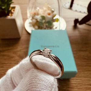 ◇ティファニー◇新品仕上済 Tiffany&Co. ハーモニー ダイヤモンド リング 指輪 0.20CT PT950 プラチナ 3.3g ブランド