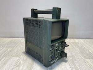 ☆ National ナショナル 白黒テレビ ポータブルテレビ 昭和レトロ ビンテージ TR-505A 【 未確認/ 現状品 】 （PN-4K21） ☆