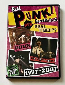 新品未開封！J-PUNK DVD★ REAL PUNK!GENERATION REAL TIME!!?★ DUMB/RADIO CRASH/THE SEDITIONARIES THE RYDERS・LAUGHIN