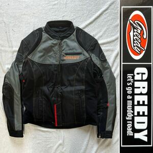 ★サンプル処分 GREEDY KHAKI/BLACK Lサイズ グリーディー ライディングジャケット ジャケット ショートタイプ A60514-13