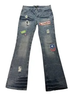 00s archive lowbox remake flare denim