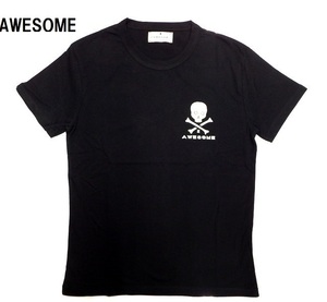 【M】AWESOME(オーサム) ロゴプリント 半袖 Tシャツ ブラック