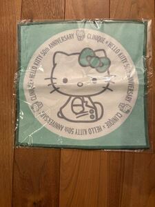 ■■■■■■■■ クリニーク × ハローキティ 50周年 オリジナルハンカチ CLINIQUE HELLO KITTY ■■■■■■■■