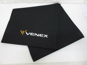 6D250SZ◎VENEX ベネクス リカバリークロス 約110×50cm ブランケット ひざ掛け 肩掛け ポンチョ ブラック◎中古【送料無料】