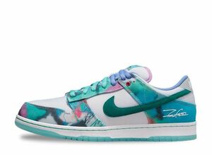 Futura Nike SB Dunk Low "White and Geode Teal" 29.5cm HF6061-400