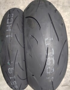 ダンロップ DUNLOP SPORTMAX 前後セットROADSPORT 前後セット120/70ZR17 180/55ZR17新品未使用