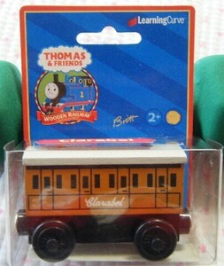 きかんしゃトーマス　THOMAS&FRIENDS　WOODEN RAILWAY　木製レールシリーズ　「CLARABEL」　99012　未開封品　@ラーニングカーブ社製