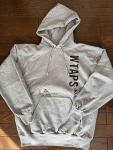 WTAPS ダブルタップス2023AW SIGN / HOODY / COTTON グレーMサイズ