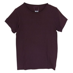 VISVIM ビズビム 0114205010004 D.SCOOP CREW S/S (LUXSIC) BURGUNDY クルーネック Tシャツ カットソー バーガンディー【中古】