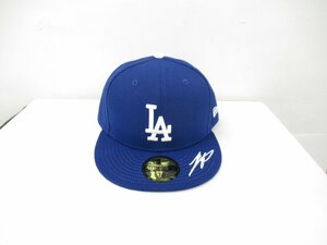 新品◆NEW　ERA　ニューエラ　ロサンゼルス・ドジャース　大谷翔平　サイン入り　キャップ（ダークロイヤル）◆限定モデル