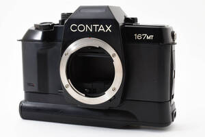 【美品 保証付 動作確認済】コンタックス 167 MT ボディ + バッテリーホルダー P-7 / Contax 167 ＭＴ SLR Film Camera Body ＃A54