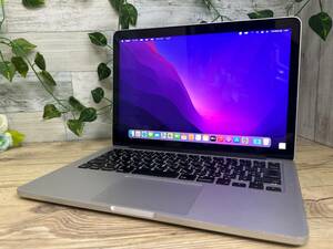 【良品♪】MacBook Pro 2015 Retina (MF839J/A)[Core i5(5257U)2.7Ghz/RAM:8GB/SSD:256GB/13.3インチ]Montery 動作品