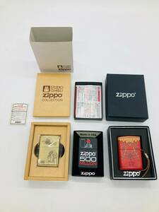 【9540】　★1円スタート　ジッポー　３個　ジブリ 紅の豚 ジッポライター STUDIO GHIBLI ZIPPO No.3794 レア 箱付 未使用　他