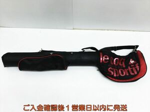 【1円】ゴルフ le coq sports ルコック ブラック/レッド クラブケース Q01-187tm/F6